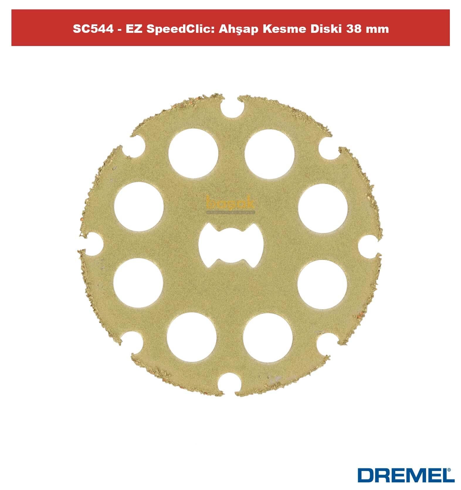 DREMEL SC544 EZ SpeedClic Ahşap Kesme Diski 2615S544JB