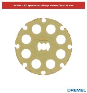 DREMEL SC544 EZ SpeedClic Ahşap Kesme Diski 2615S544JB