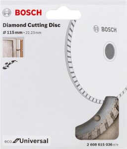 Bosch Eco Turbo 115mm Elmas Genel Yapı Malzemeleri Kesme Testeresi 2608615036