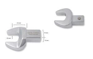 Ceta Form 22mm Açık Ağız Tork Anahtar Ucu (14x18mm) D02E-OE1422