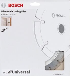 Bosch Eco 230mm Elmas Testere Yapı Malzemeleri İçin 2608615031