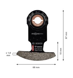 Bosch Expert MATI 68 RSD4 1’li Starlock Köşeli Derz Bıçağı 2608900038