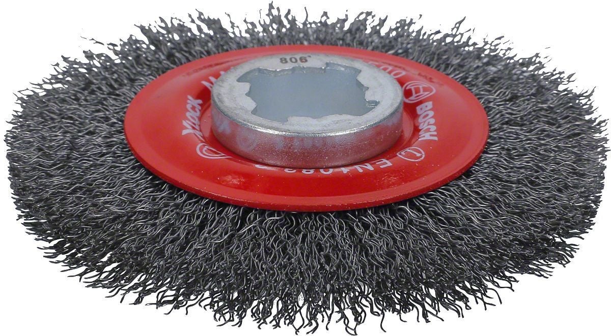 Bosch X-LOCK Clean Metal İçin Saçaklı Yuvarlak Fırça 115*0,3 mm 2608620732