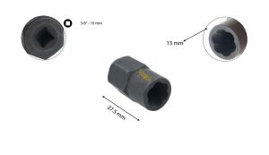 Ceta Form 13 mm 3/8'' Aşınmış Civata için Lokma Spiral Tip R32-13