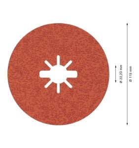 Bosch R782 Expert 115 mm 36 kum Inox Disk Zımpara 5'li 2608621804