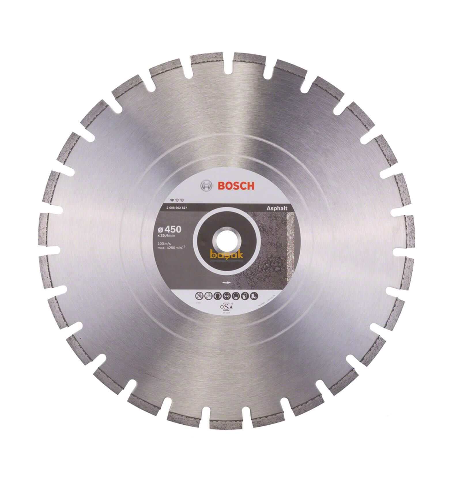 Bosch Standard 450mm Elmas Asfalt Testeresi 2608602627