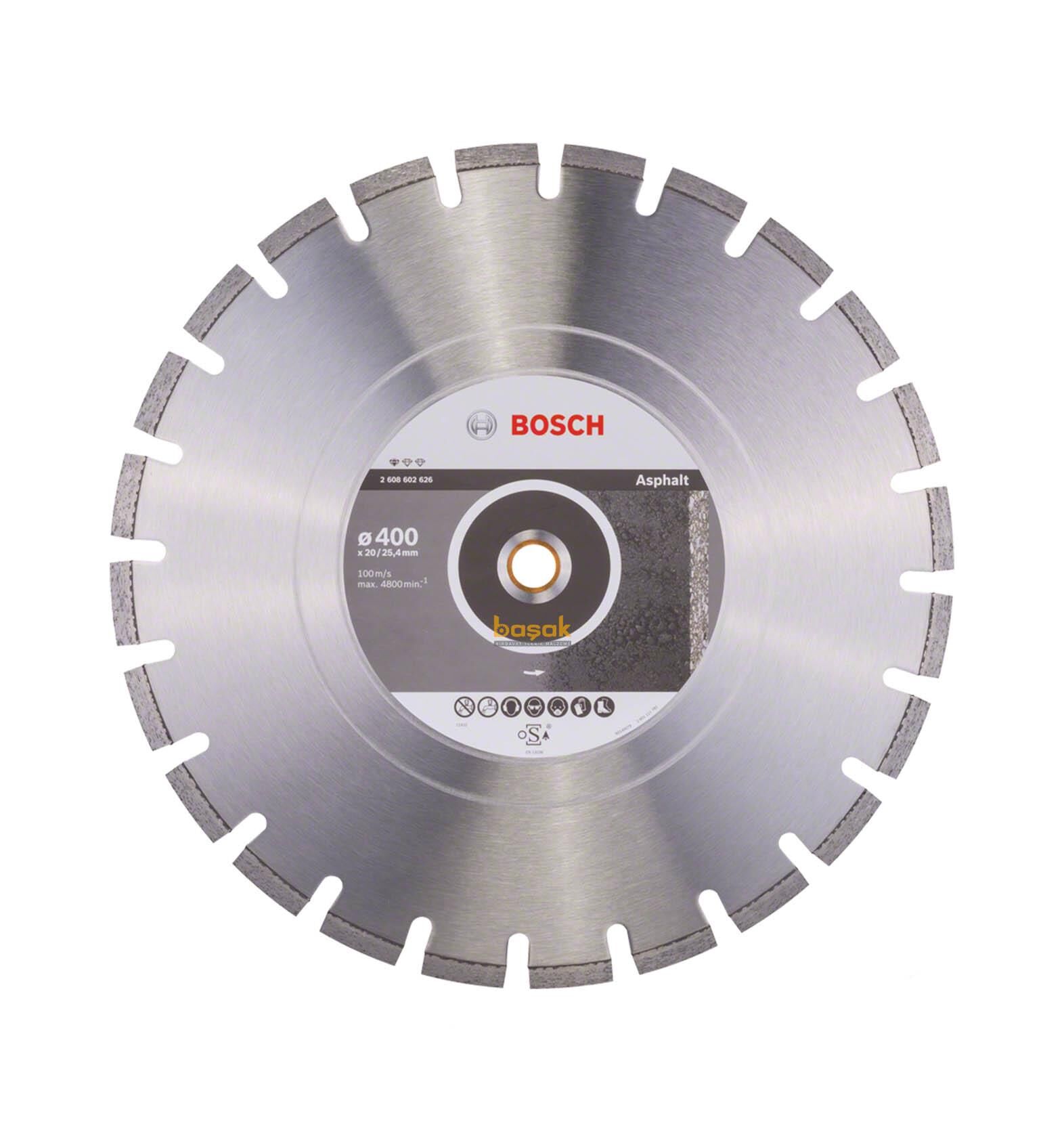 Bosch Standard 400mm Elmas Asfalt Testeresi 2608602626