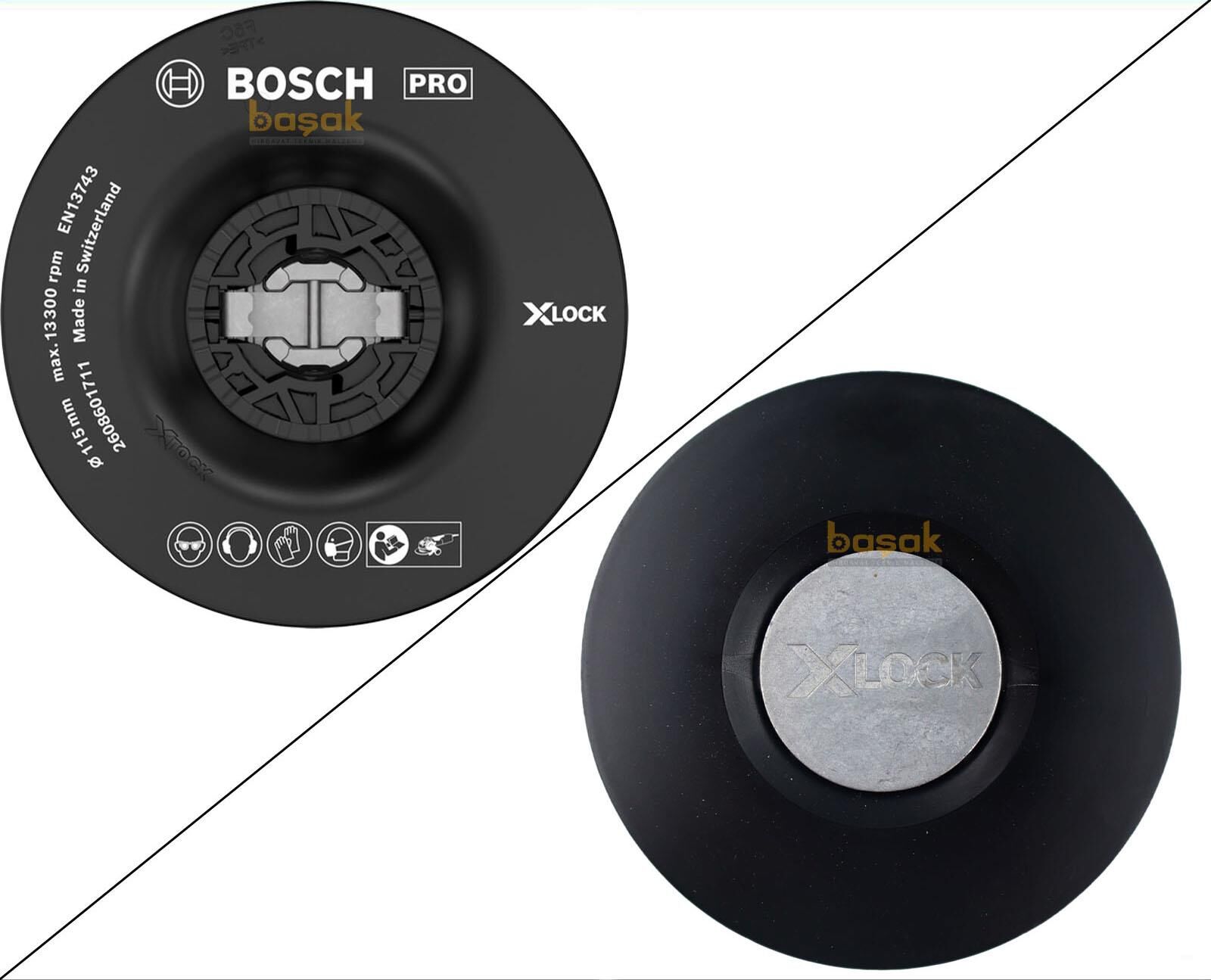 Bosch X-LOCK 115 mm Fiber Disk Yumuşak Taban 2608601711