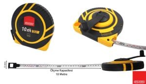 Ceta Form Fiberglas Şerit 10 mt x 15 mm Arazi Metresi P10-10