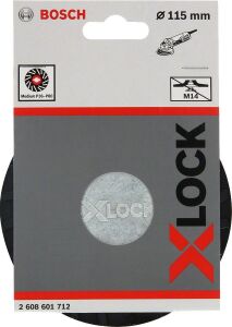 Bosch X-LOCK 115 mm Fiber Disk Orta Sert Zımpara Tabanı 2608601712