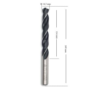 MTE 15 mm Taşlanmış Metal Matkap Ucu HSS DIN 338