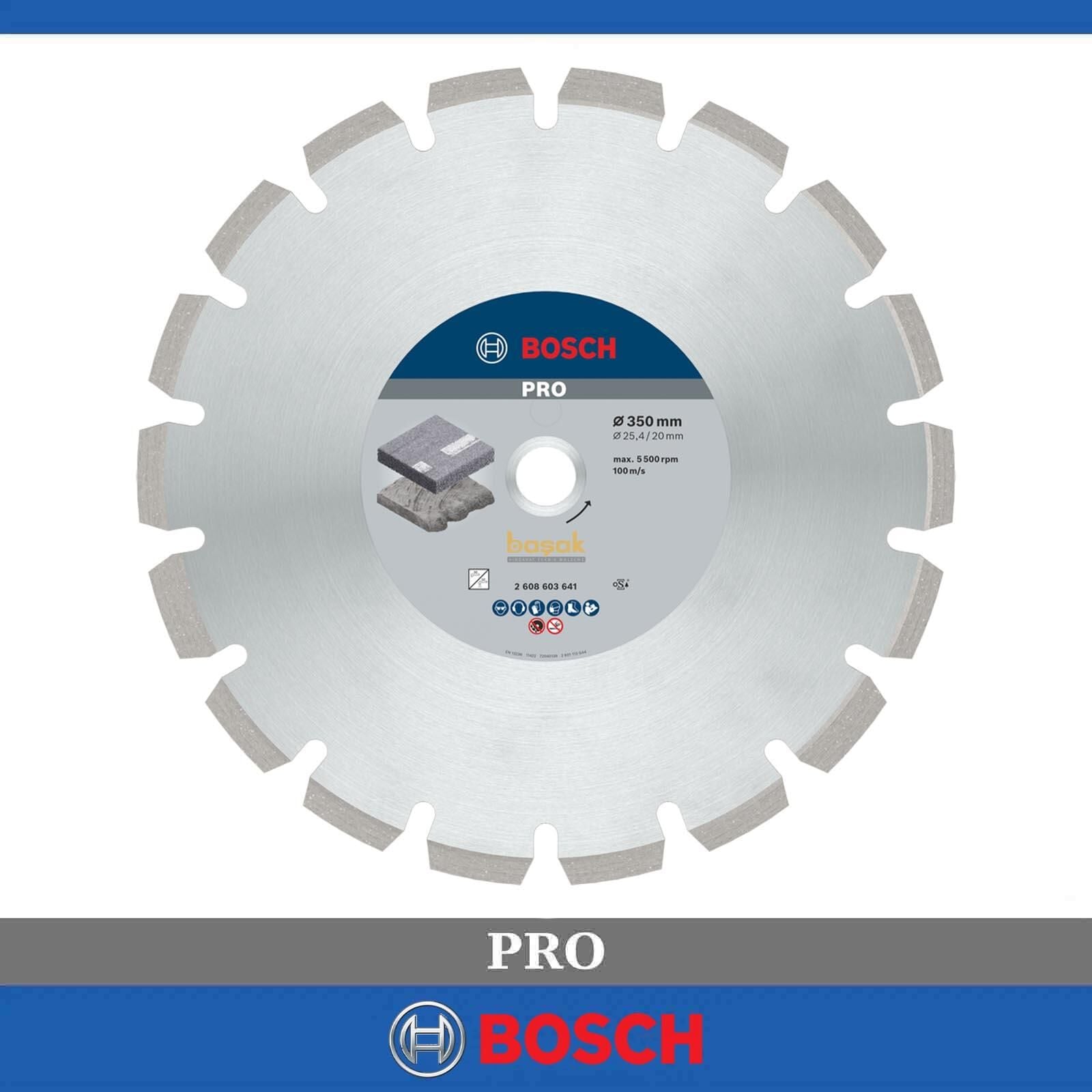 Bosch Best 350mm Elmas Asfalt Kesme Testeresi 2608603641