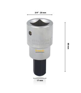 Ceta Form 17 mm 3/4”  Allen Uçlu Lokma C38S-H17