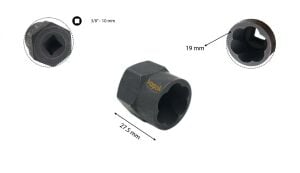 Ceta Form 19 mm 3/8'' Aşınmış Civata için Lokma Spiral Tip R32-19
