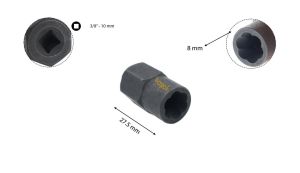 Ceta Form 8 mm 3/8'' Aşınmış Civata için Lokma Spiral Tip R32-08