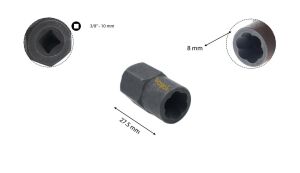 Ceta Form 8 mm 3/8'' Aşınmış Civata için Lokma Spiral Tip R32-08