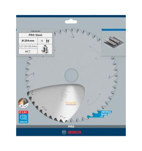 Bosch Pro 254x25.4 mm 52 Diş Metal Kesim Daire Testere 2608844867