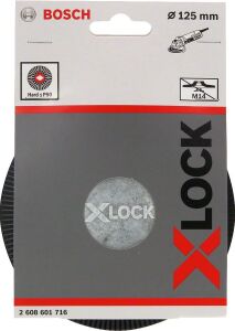 Bosch X-LOCK 125 mm Fiber Disk Sert Zımpara Tabanı 2608601716