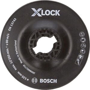 Bosch X-LOCK 125 mm Fiber Disk Sert Zımpara Tabanı 2608601716