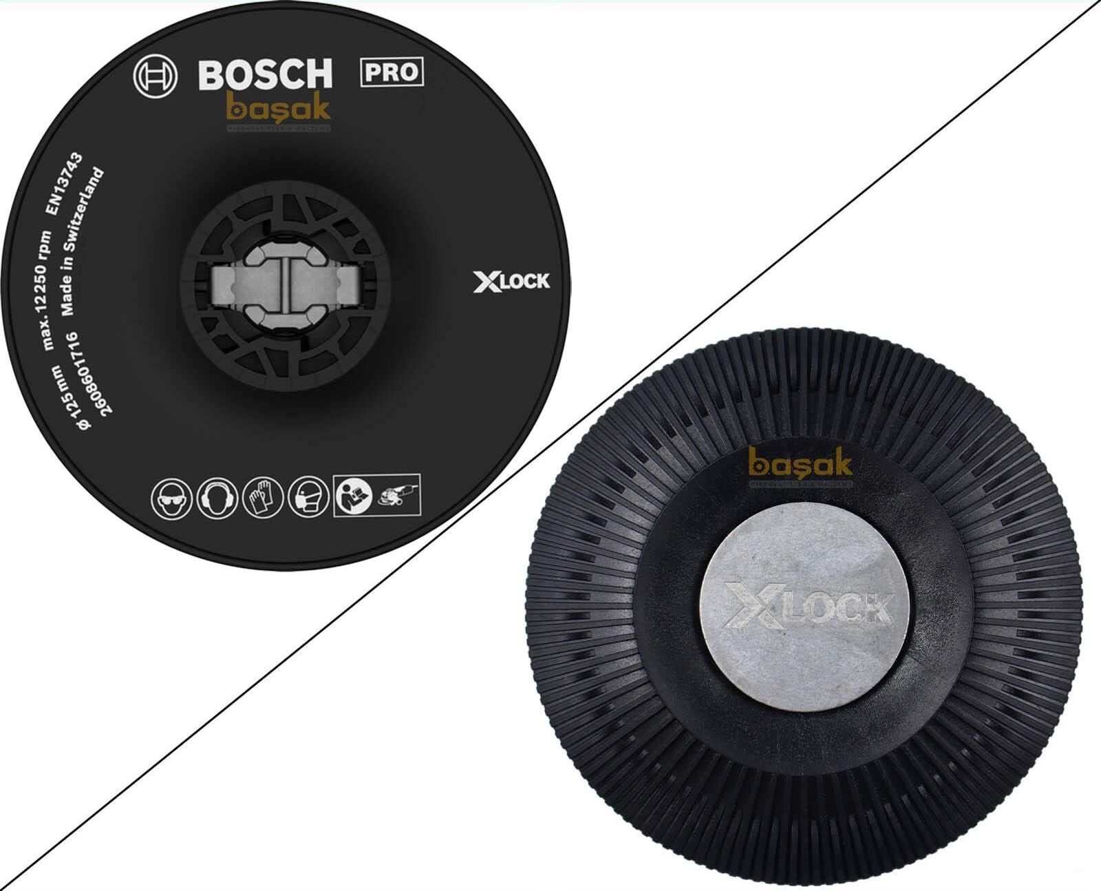Bosch X-LOCK 125 mm Fiber Disk Sert Zımpara Tabanı 2608601716