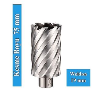 3Keego 46 x 75 mm HSS Uzun Manyetik Matkap Ucu SHC75