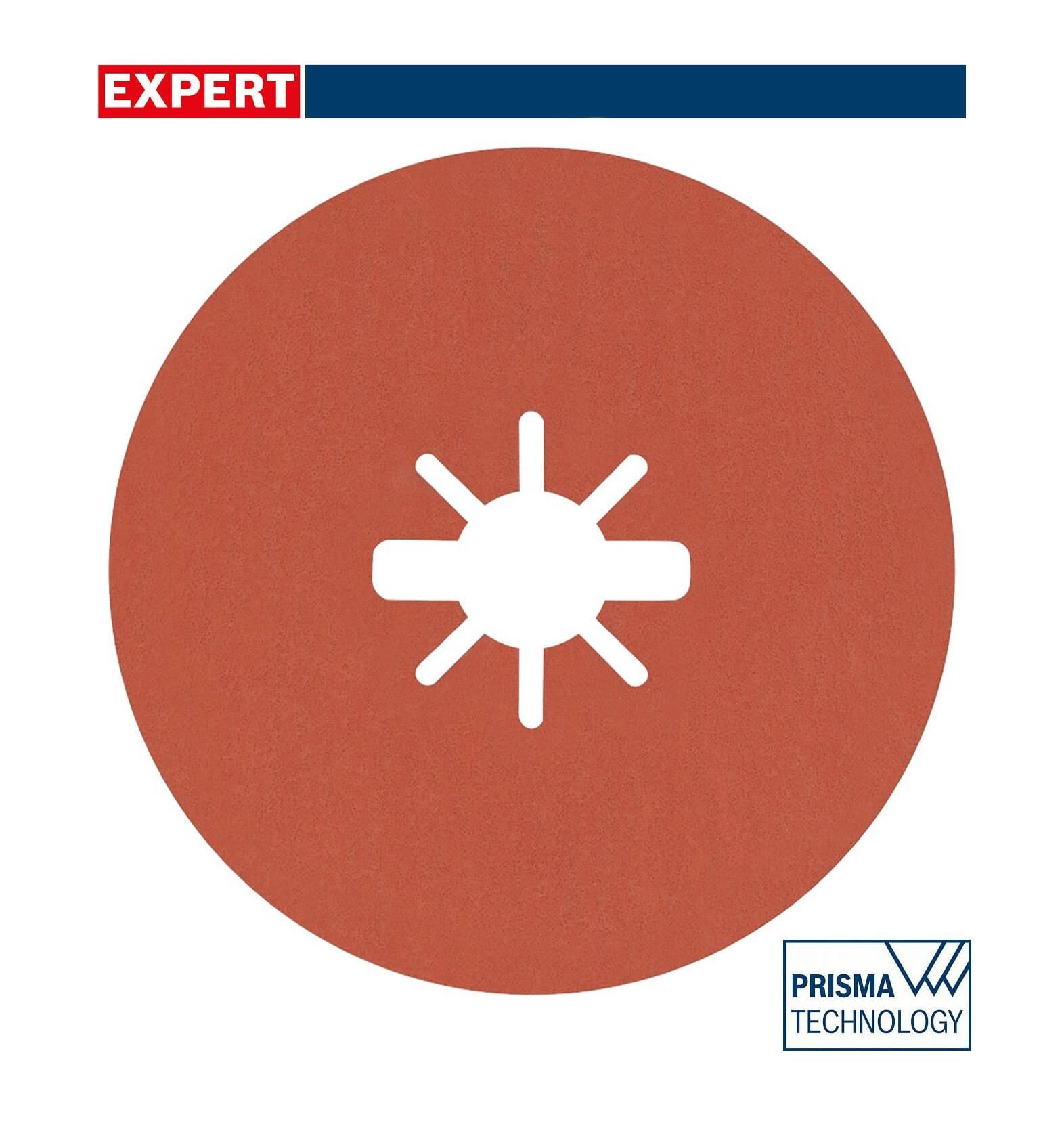 Bosch R782 Expert 125 mm120 kum Inox Disk Zımpara 5'li 2608621811