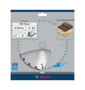 Bosch Pro 184x20 mm 20 Diş Ahşap Daire Testere 2608640851