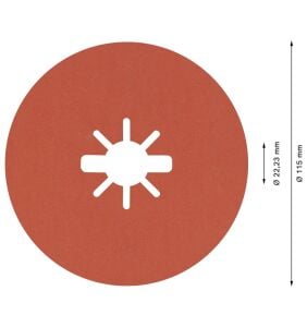 Bosch R782 Expert 115 mm 80 kum Inox Disk Zımpara 25'li 2608621822