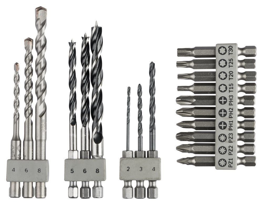 Bosch UNEO 19 Parçalı Matkap ve Bits Ucu Seti 2609256989