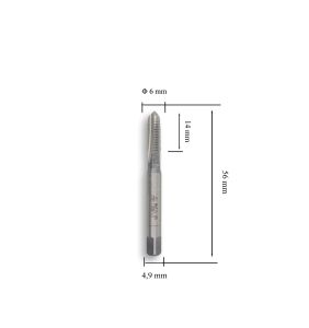 MTE M6x0.75 İnce Diş El Kılavuzu 2’li Takım HSS DIN 2181