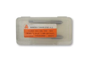 MTE M8x0,75 İnce Diş El Kılavuzu 2’li Takım HSS DIN 2181